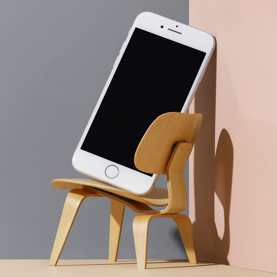 iphone on little wooden chair iphone on little wooden chair