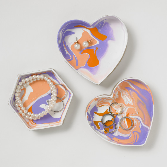 marbled dishes craft marbled dishes craft