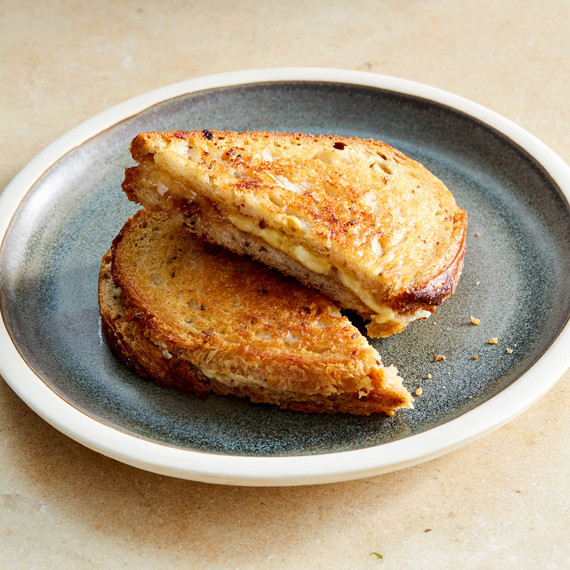 close up plated grilled cheese close up plated grilled cheese