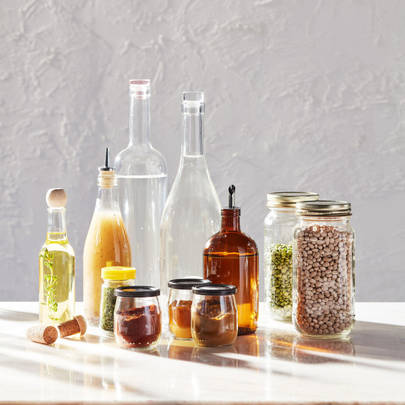 reusable glass containers