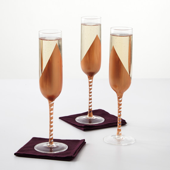copper champagne glasses flutes copper champagne glasses flutes