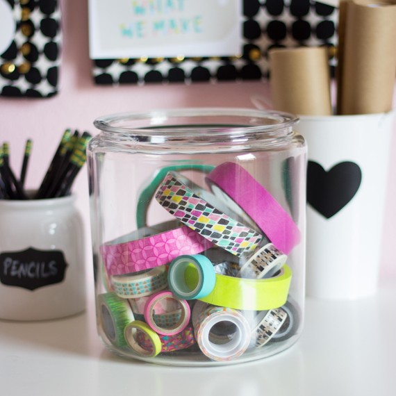 Clear Storage Jars