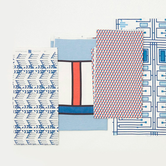 Frank Lloyd Wright fabrics from Schumacher Frank Lloyd Wright fabrics from Schumacher