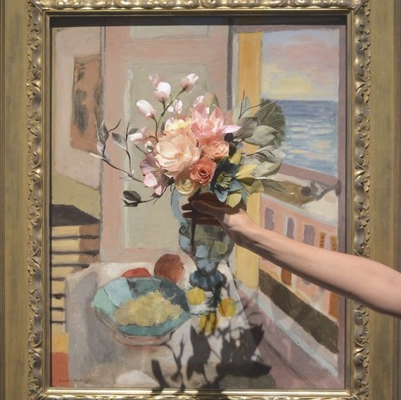 Matisse inspired - Flowers in front of a window Matisse inspired - Flowers in front of a window