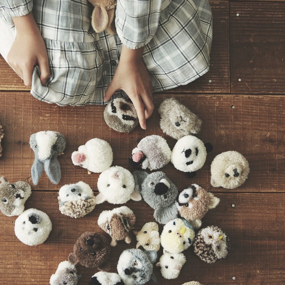 pom-pom animals by Trikotri pom-pom animals by Trikotri