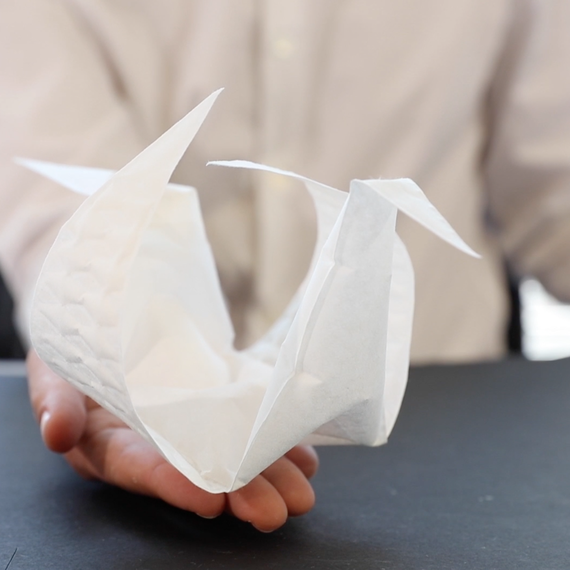 MIT self-folding origami paper MIT self-folding origami paper