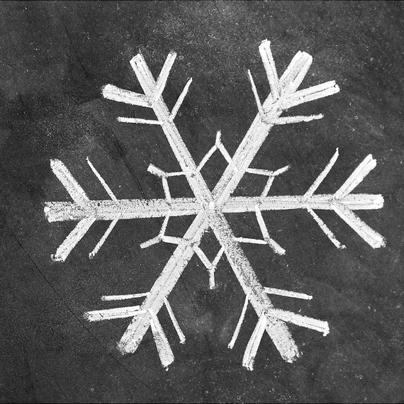 snowflake chalk art snowflake chalk art