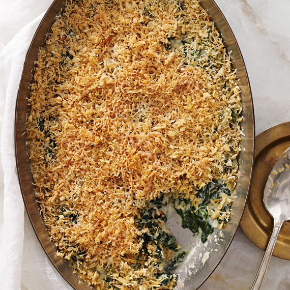 creamed spinach gratin 奶油菠菜奶油烤菜