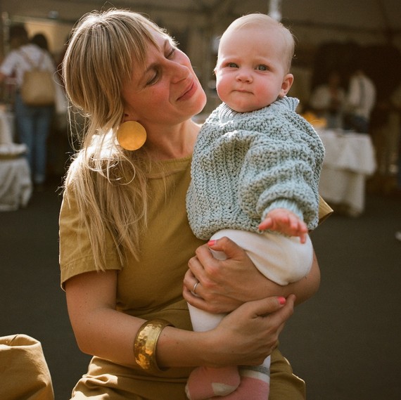 lily stockman portrait with baby lily stockman portrait with baby