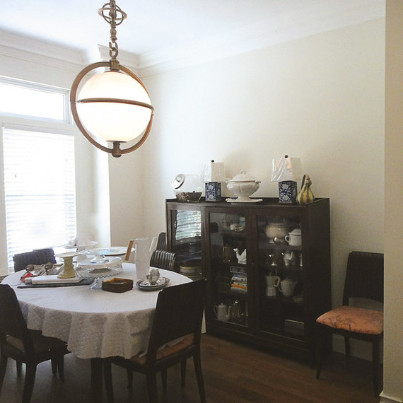 Dining room makeover before Dining room makeover before