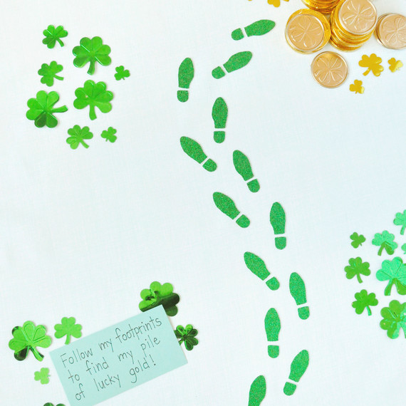 leprechaun footprints st patricks day craft leprechaun footprints st patricks day craft