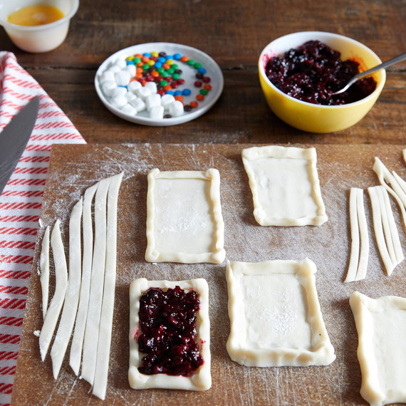 mummy hand pie pastries dough cut with jam mummy hand pie pastries dough cut with jam
