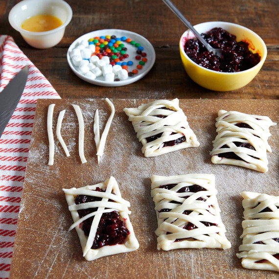 mummy hand pie pastries dough strips mummy hand pie pastries dough strips