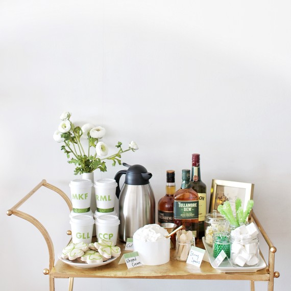 St. Patrick's Day Irish coffee bar St. Patrick's Day Irish coffee bar