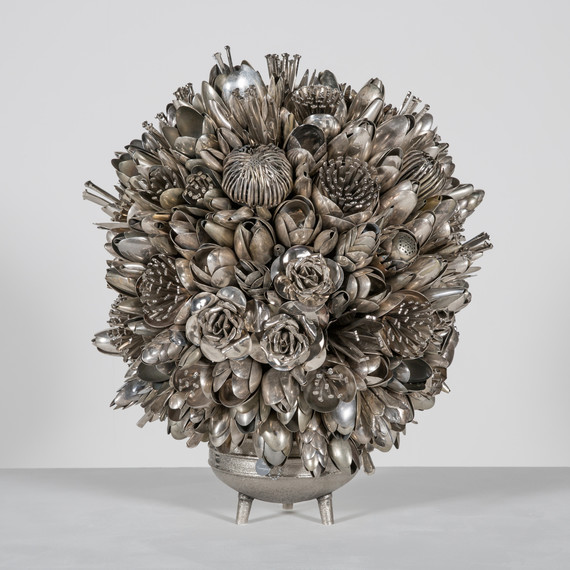 Ann Carrington silverware bouquet Ann Carrington silverware bouquet