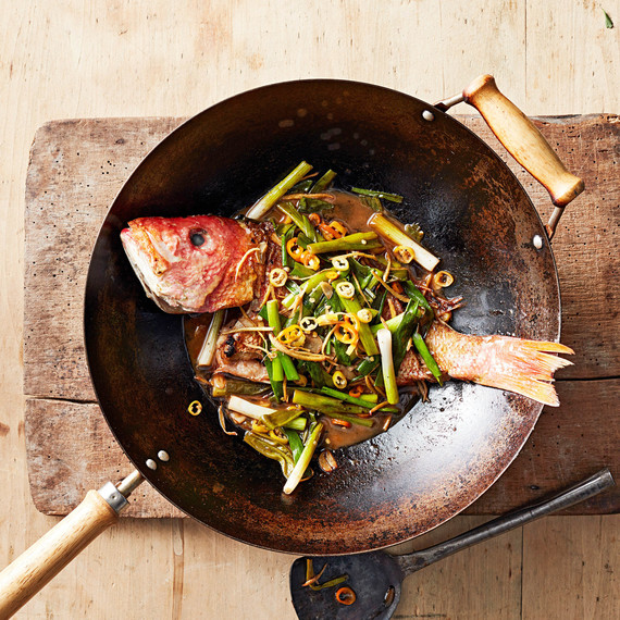 braised red snapper braised red snapper