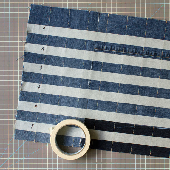 Upcycle a Pair of Jeans Into a Beautifully Stitched Place Mat