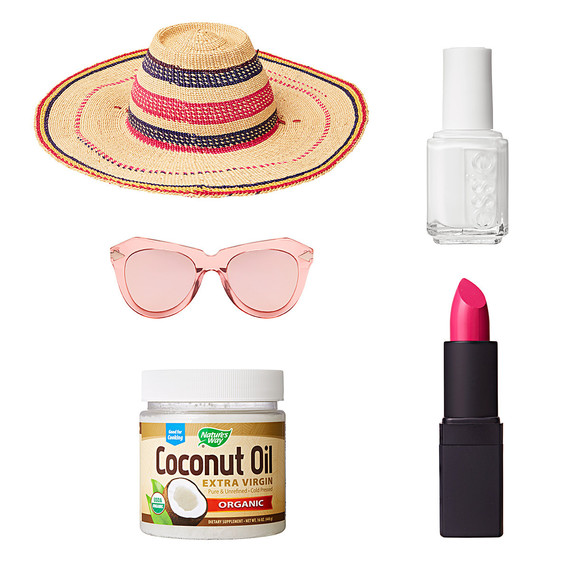 sun hate sunglasses coconut oil nail polish lipstick sun hate sunglasses coconut oil nail polish lipstick