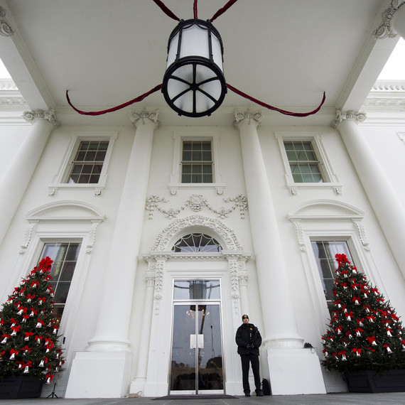 white house obama christmas front white house obama christmas front
