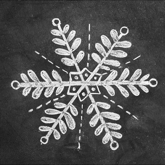 snowflake chalk art snowflake chalk art