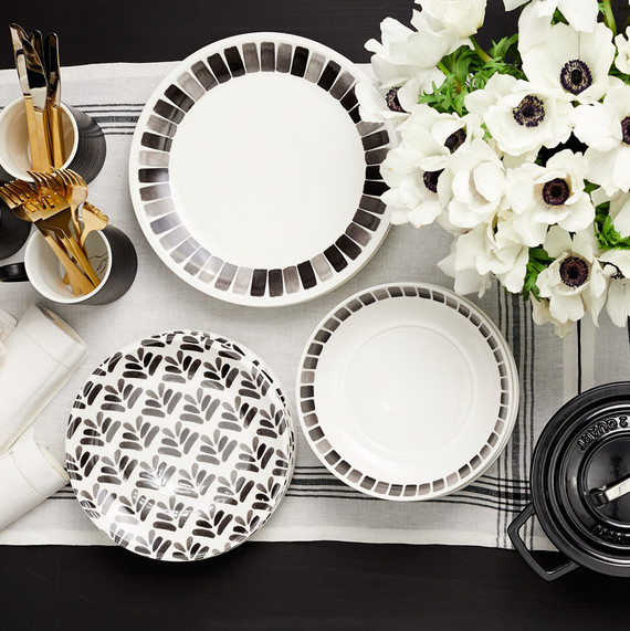 macy's heirloom table collection black white macy's heirloom table collection black white