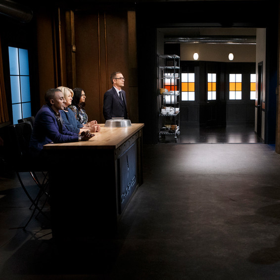 four chefs face judges on chopped four chefs face judges on chopped