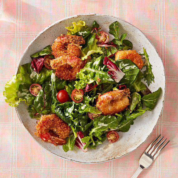 Crispy Panko Shrimp Salad Crispy Panko Shrimp Salad