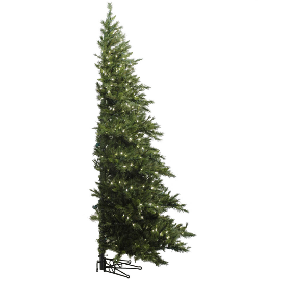 half Christmas tree half Christmas tree