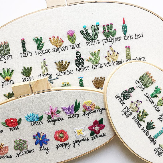 embroidered plant libraries embroidered plant libraries