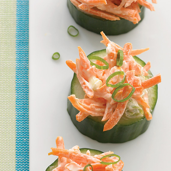 cucumber carrot bites cucumber carrot bites