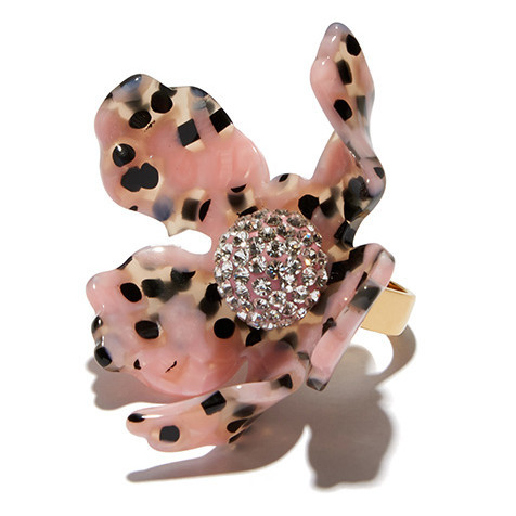 crystal lily ring crystal lily ring