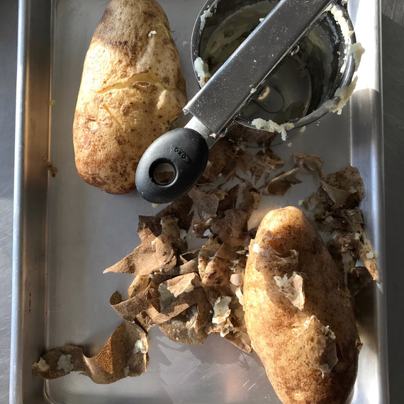 peeled and riced potatoes peeled and riced potatoes