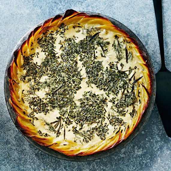 potato-crusted herb quiche potato-crusted herb quiche