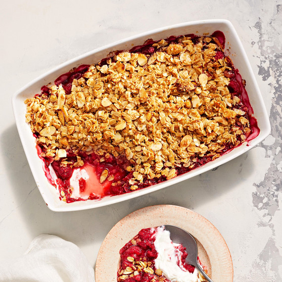 raspberry almond crisp raspberry almond crisp