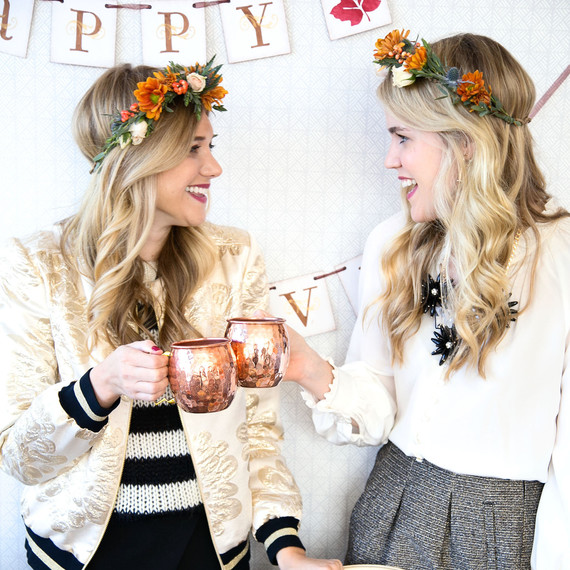 flower crowns friendsgiving flower crowns friendsgiving