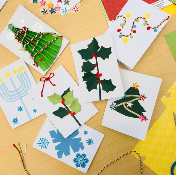 Here S Where You Can Send Handmade Holiday Cards For Children Cards For Kids Crafternoon