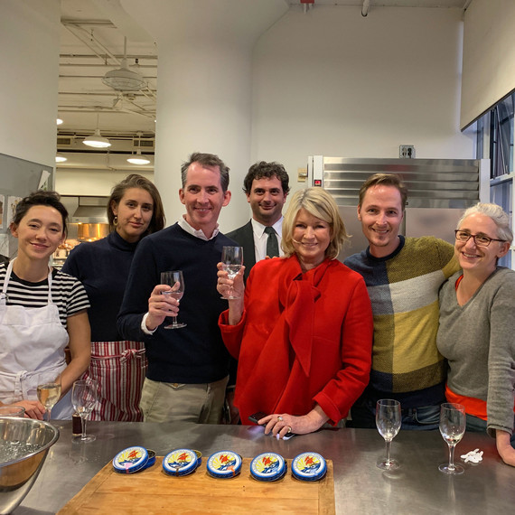 caviar tasting party group photo with martha caviar tasting party group photo with martha