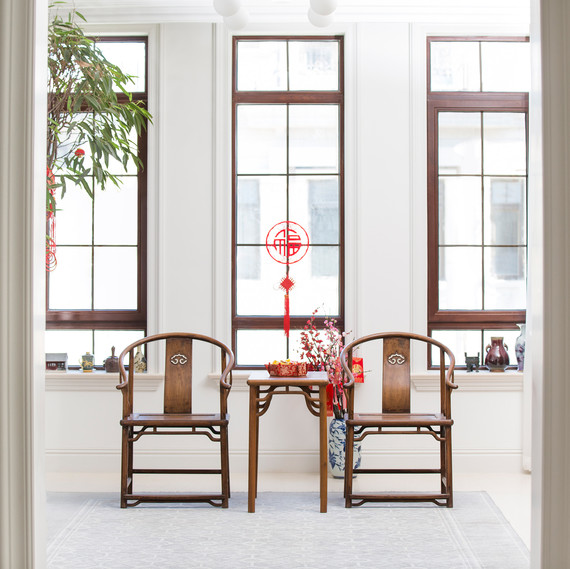 Classic Villa with Chinese Lunar New Year Decorations Classic Villa with Chinese Lunar New Year Decorations