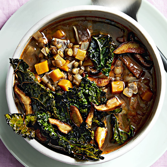 lentil soup with crispy kale lentil soup with crispy kale