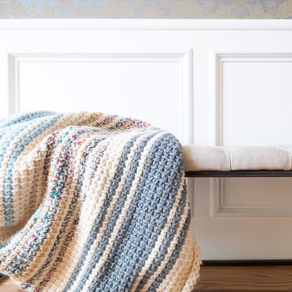 Tunisian crochet blanket Tunisian crochet blanket