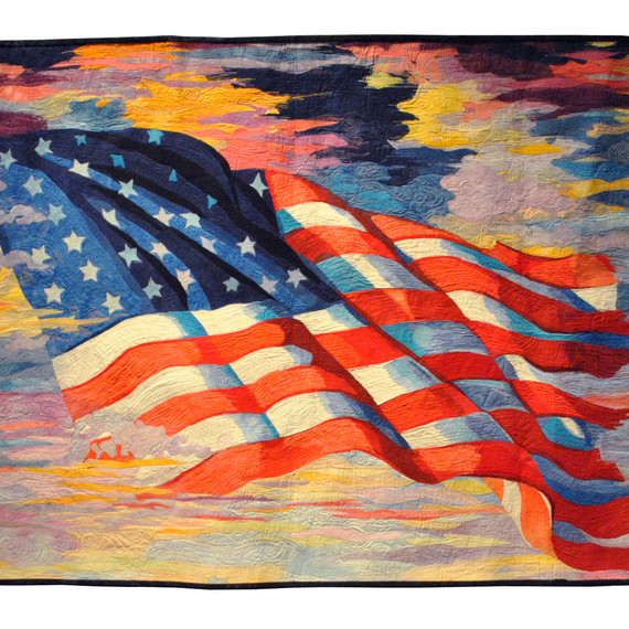 American Flag Quilt American Flag Quilt