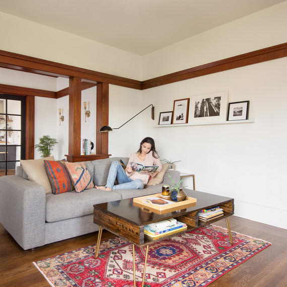 revival rug in living room revival rug in living room