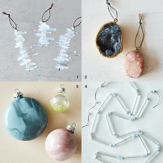 crystal inspired ornaments crystal inspired ornaments