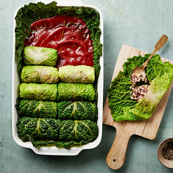 Lamb-and-Rice-Stuffed Cabbage Lamb-and-Rice-Stuffed Cabbage