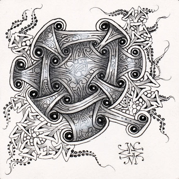 zentangle-design-tile zentangle-design-tile