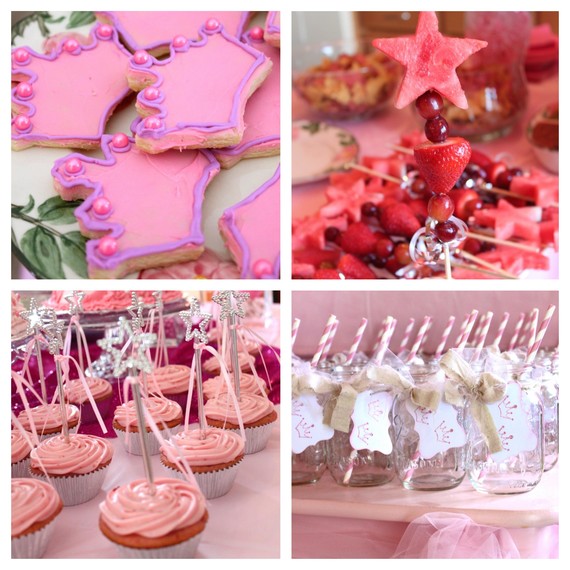 Pink Princess Party Food