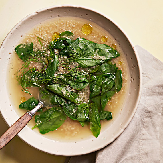 lemony quinoa spinach soup lemony quinoa spinach soup