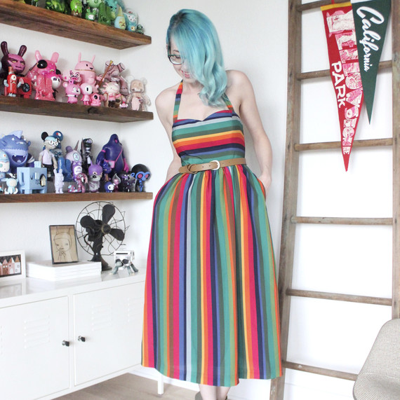 Sara Harvey and her modern toy collection Sara Harvey and her modern toy collection