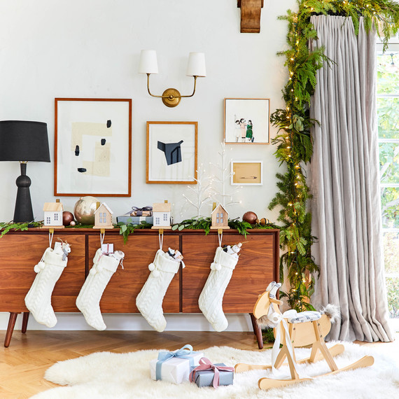 emily henderson holiday buffet with stockings emily henderson holiday buffet with stockings