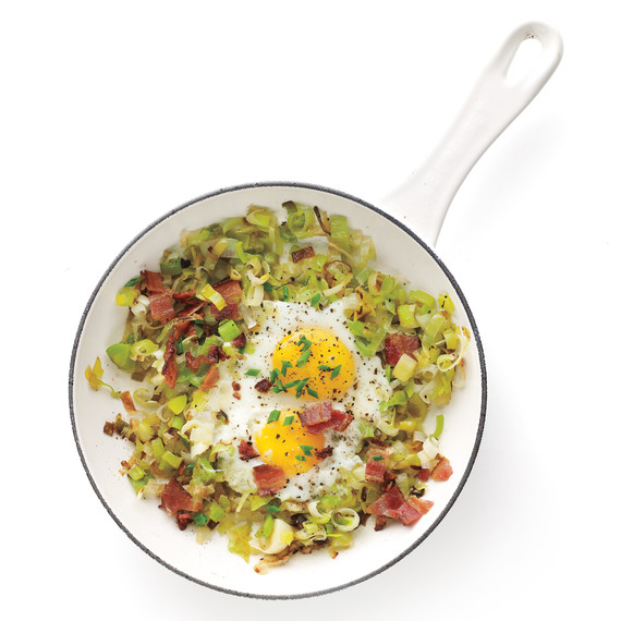 baked eggs leeks baked eggs leeks
